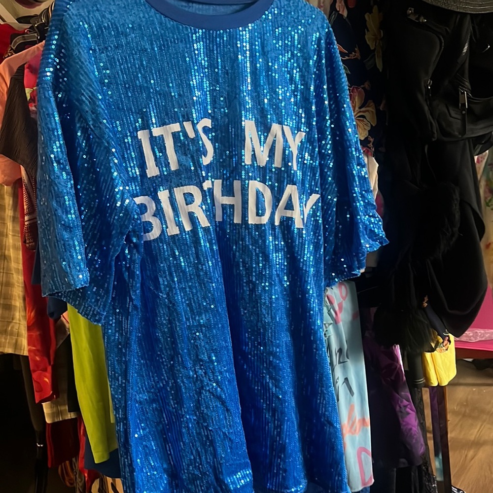Birthday shirt, size large